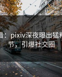 限时查看：pixiv深夜曝出猛料震撼细节，引爆社交圈