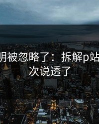 官方说明被忽略了：拆解p站助手-这次说透了