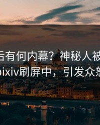 围观背后有何内幕？神秘人被曝花絮，pixiv刷屏中，引发众怒