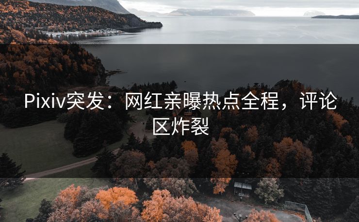 Pixiv突发：网红亲曝热点全程，评论区炸裂
