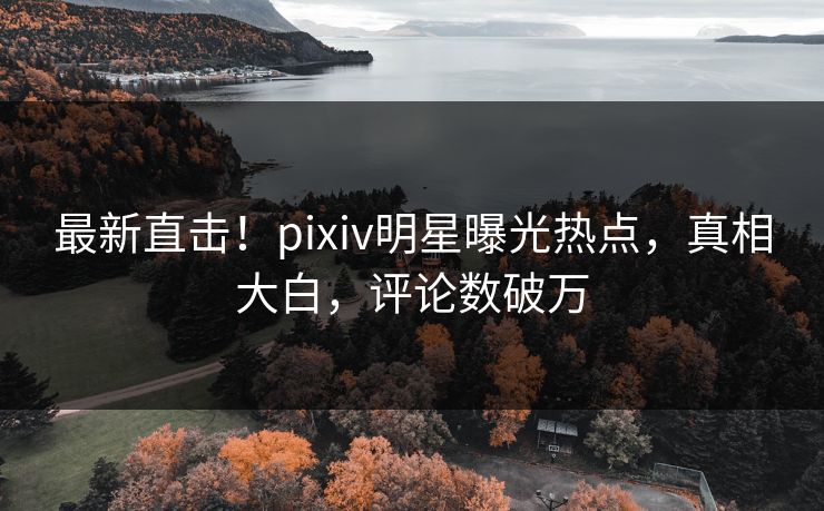 最新直击！pixiv明星曝光热点，真相大白，评论数破万
